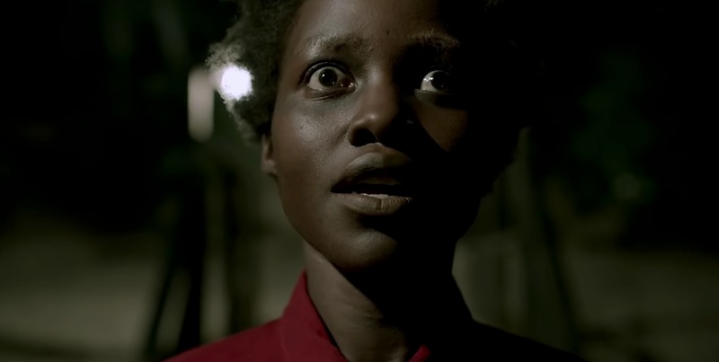 Nyong’o as her character’s horrifying doppelganger.